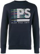 Ps By Paul Smith Longsleeved Ps Sweater - Blue