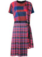 Sacai Plaid Dress - Red