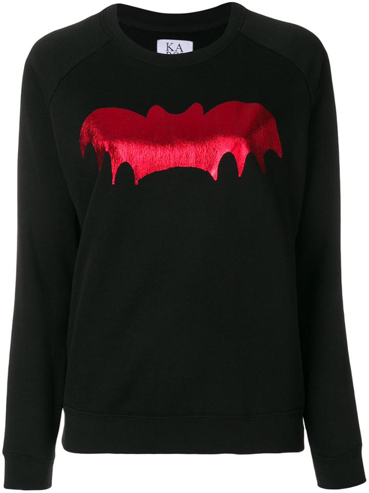Zoe Karssen Bat Sweatshirt - Black