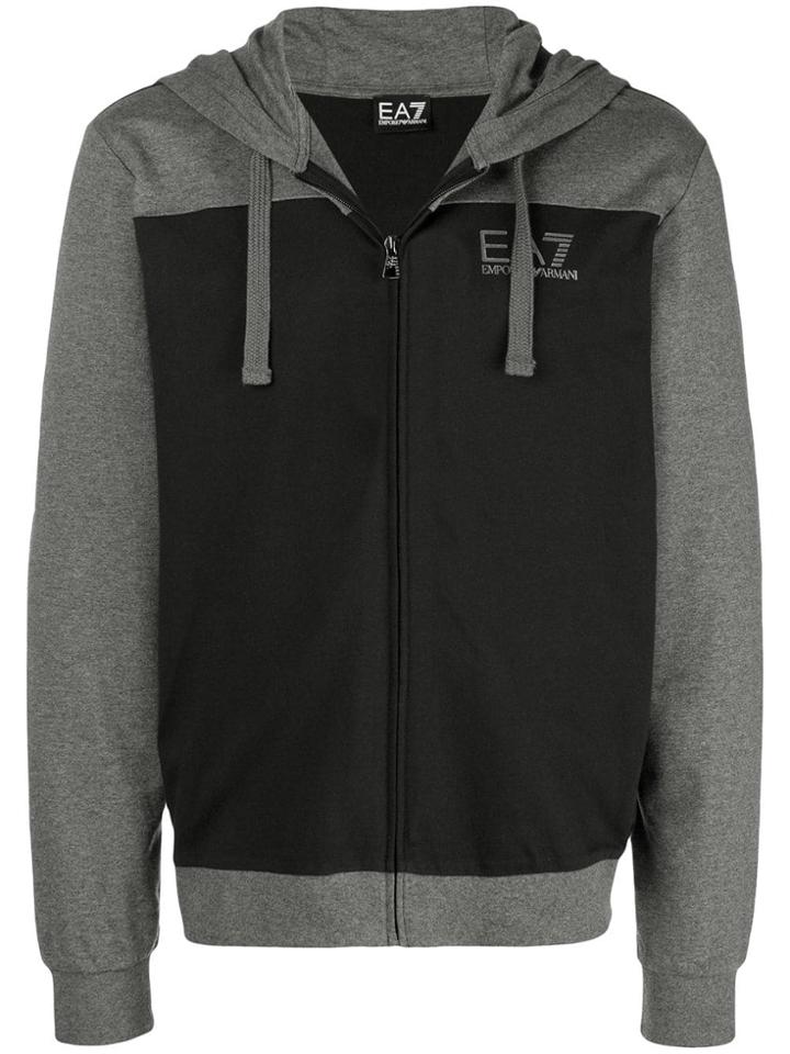 Ea7 Emporio Armani Zipped Sports Jacket - Black