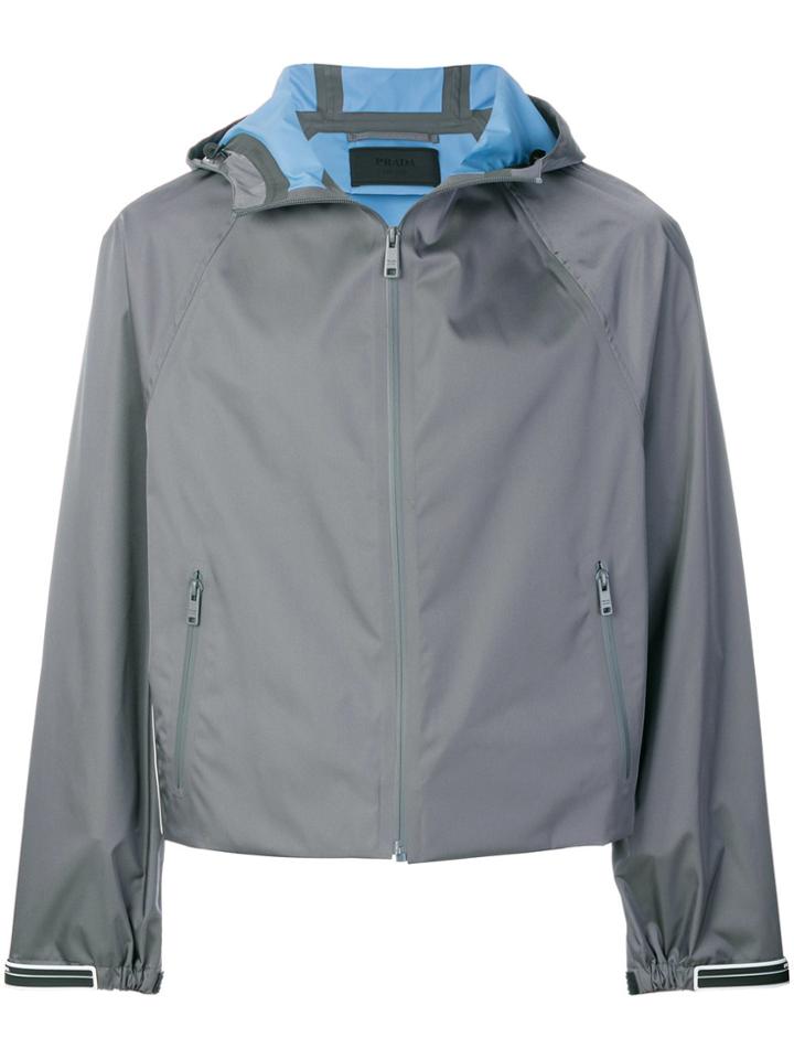 Prada Boxy-fit Jacket - Grey