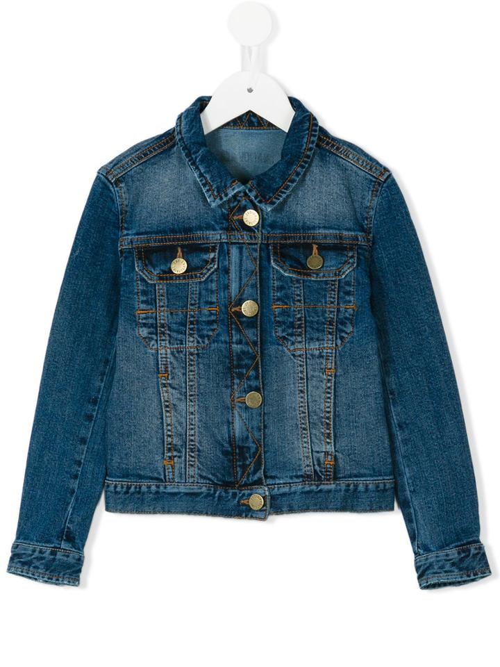 Zadig & Voltaire Kids - Denim Jacket - Kids - Cotton/elastodiene - 6 Yrs, Girl's, Blue