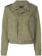 Saint Laurent Patch Pockets Military Jacket - Green