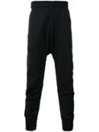 Odeur - Drop Crotch Trousers - Unisex - Spandex/elastane/wool - S, Black, Spandex/elastane/wool