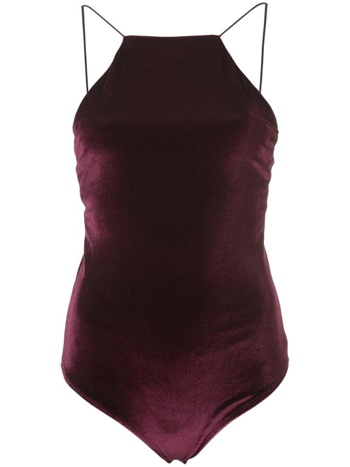 Alix Halterneck Bodysuit - Pink