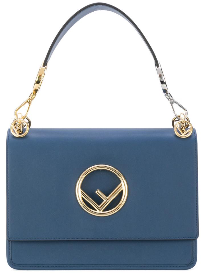 Fendi Kan I F Tote Bag - Blue