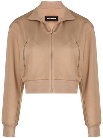 Melitta Baumeister Zip Front Sweater - Brown