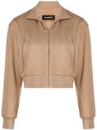 Melitta Baumeister Zip Front Sweater - Brown