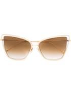 Dita Eyewear - Oversized Cat Eye Sunglasses - Women - Acetate - One Size, Grey, Acetate