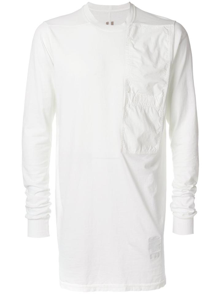 Rick Owens Drkshdw Tonal Patchwork T-shirt - White