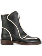 Marni Front Zip Boots - Black