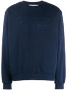 Martine Rose Embroidered Sweatshirt - Blue
