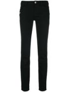 Versus - Safety Pin Detail Jeans - Women - Cotton/polyester/spandex/elastane - 27, Black, Cotton/polyester/spandex/elastane