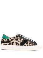 D.a.t.e. Animal Print Sneakers - Neutrals