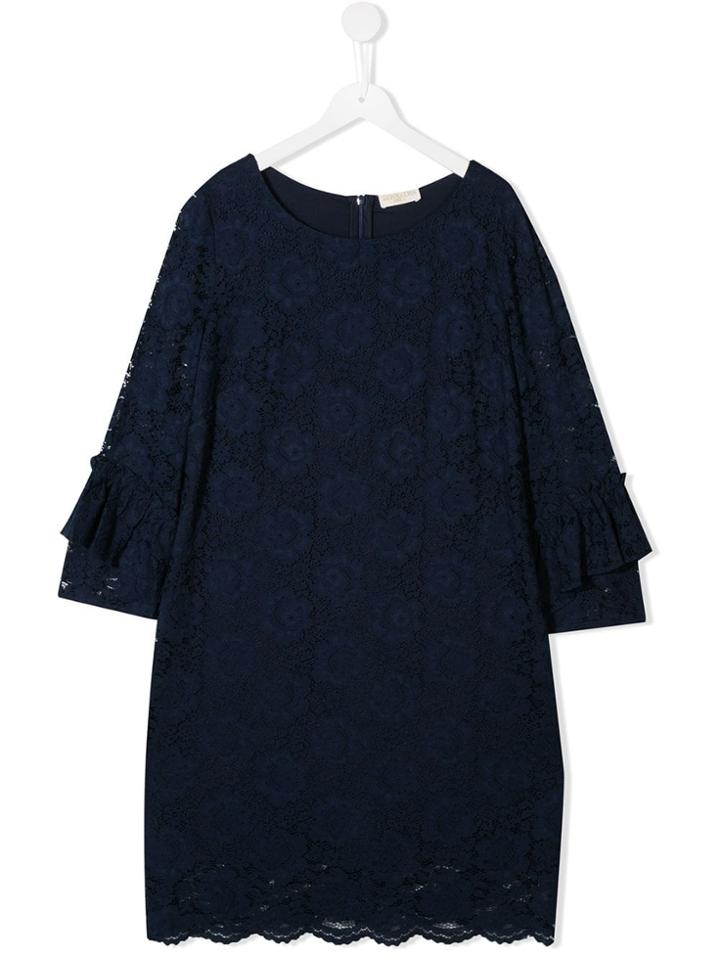 Monnalisa Lace Dress - Blue