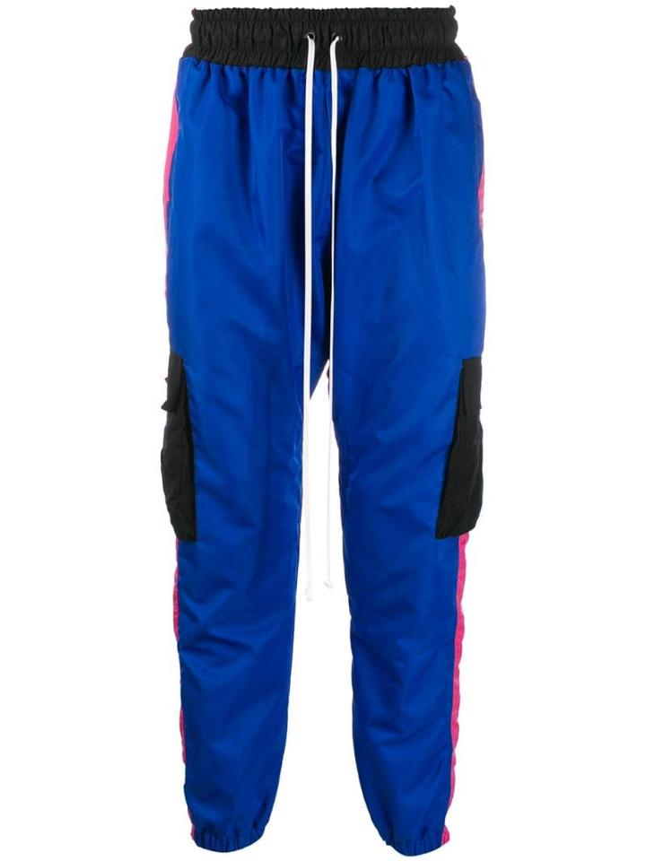 Daniel Patrick Colour Blocked Track Pants - Blue