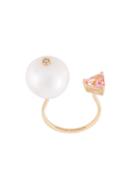 Delfina Delettrez 'trillion' Diamond Ring, Women's, Metallic