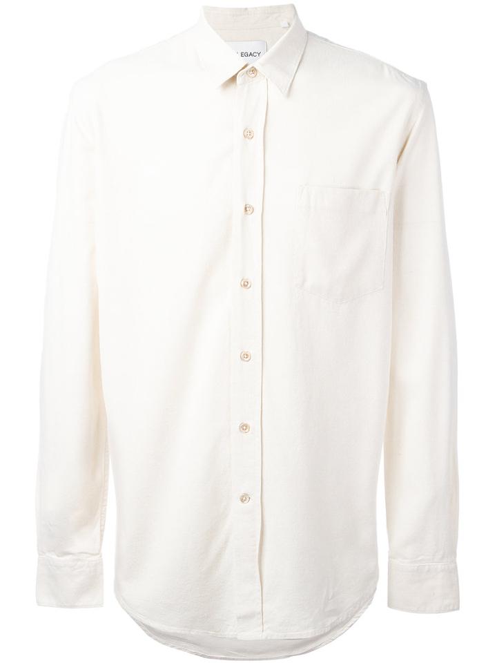Our Legacy Chest Pocket Shirt, Men's, Size: 48, Nude/neutrals, Silk