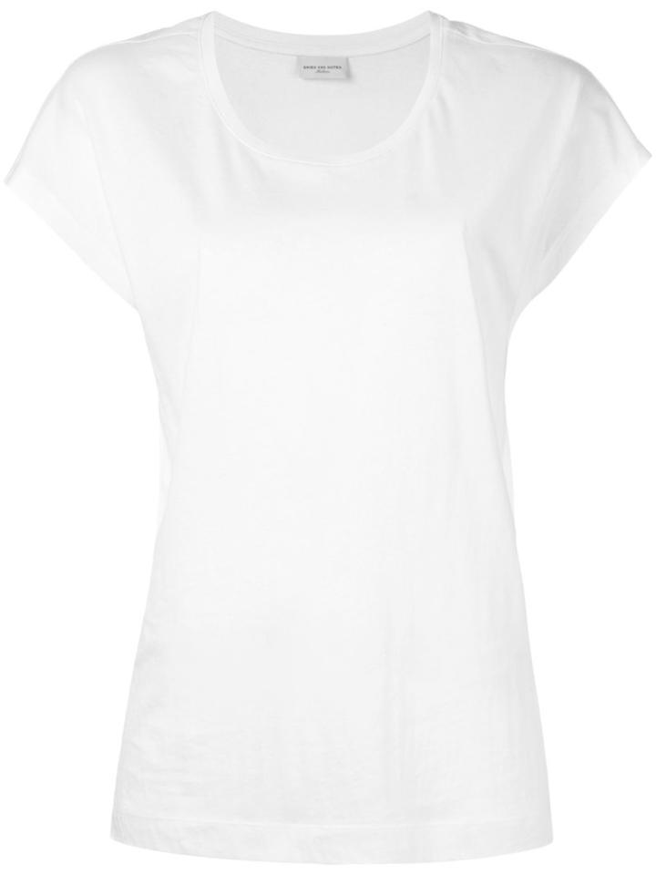 Dries Van Noten - Round Neck T-shirt - Women - Cotton - L, Women's, White, Cotton
