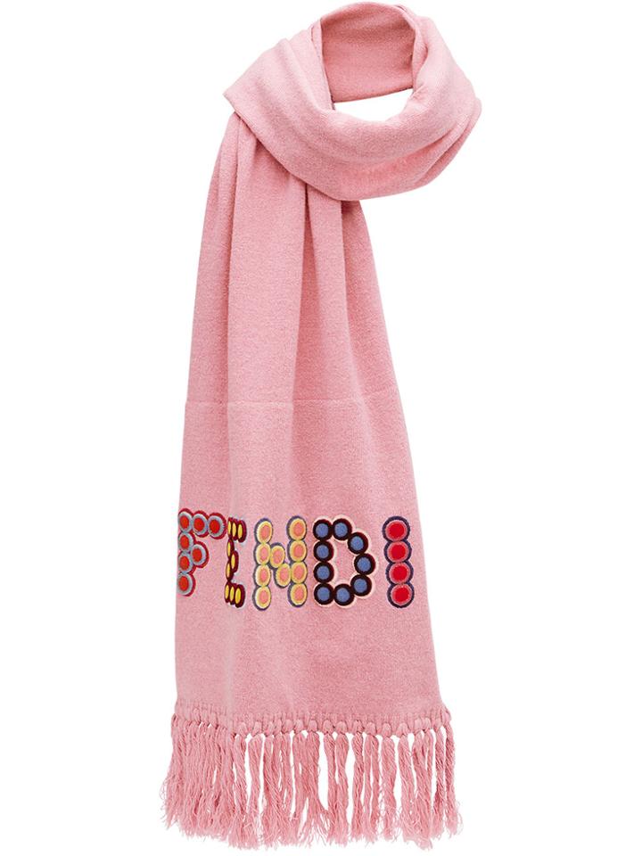 Fendi Fun Fair Scarf - Pink & Purple