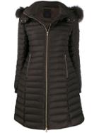 Tatras Fur Trimmed Hood Parka - Brown