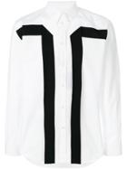 Givenchy Contrast Panel Shirt - White