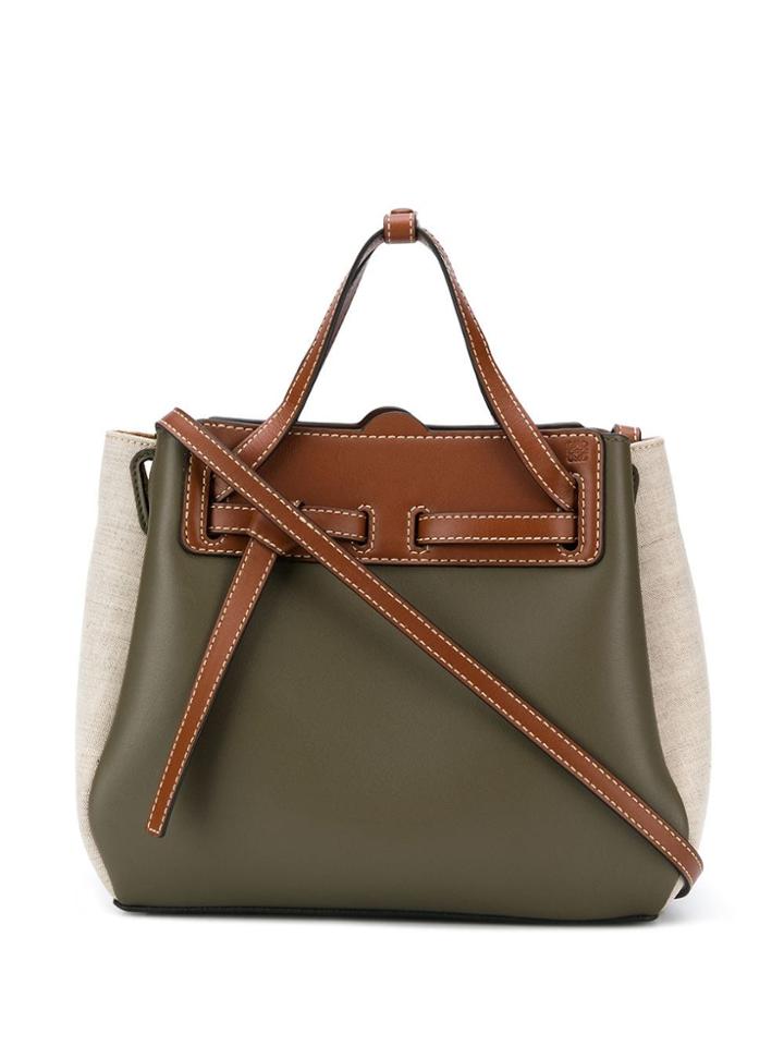 Loewe Mini Shopper Tote - Green
