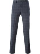 Incotex Checked Skinny Trousers