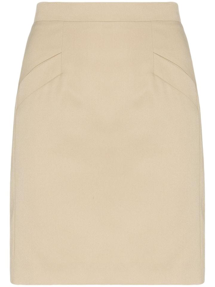 Situationist High-waisted Mini Skirt - Neutrals