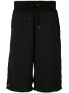 Numero00 - Drawstring Shorts - Men - Cotton/polyester/spandex/elastane - S, Black, Cotton/polyester/spandex/elastane