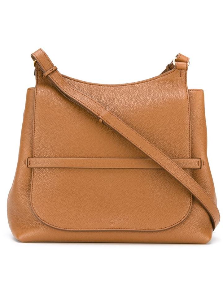The Row Sideby Crossbody Bag, Women's, Brown, Calf Leather