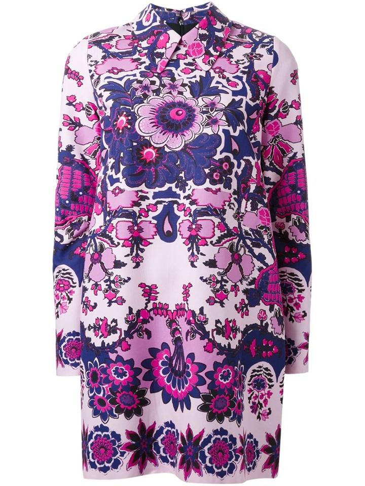 Msgm Floral Shift Dress