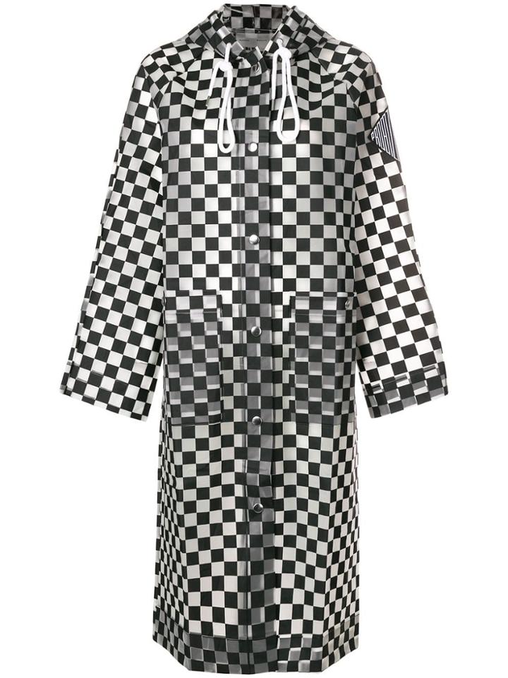 Proenza Schouler Checked Parka Coat - Black