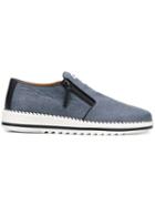 Giuseppe Zanotti Ron Slip-on Sneakers - Blue