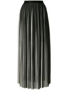 Karl Lagerfeld Pleated Maxi Skirt - Black