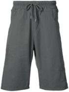 John Elliott - Embroidered Shorts - Men - Cotton - L, Grey, Cotton