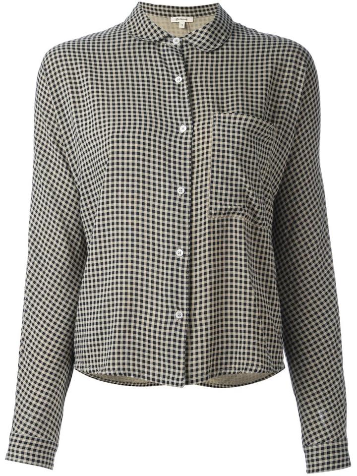Bellerose Checked Shirt, Women's, Size: 1, Black, Viscose