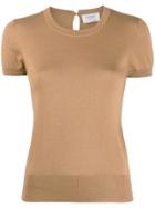 Snobby Sheep Audrey Slim-fit Knitted Top - Brown