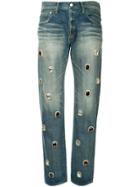 Tu Es Mon Trésor Bijou Victorian Antique Jeans - Blue