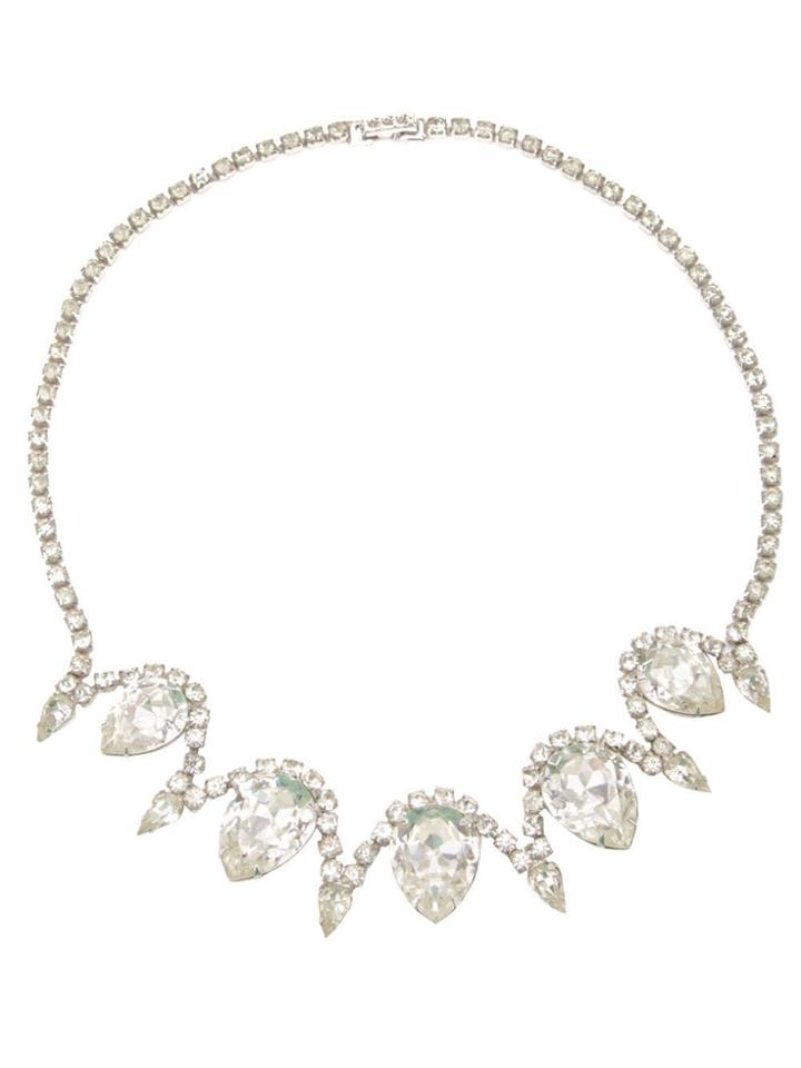 Katheleys Vintage Glamour Necklace - White