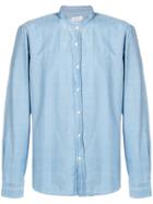 Brunello Cucinelli Denim Button Shirt - Blue