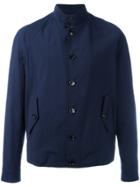Mp Massimo Piombo Checkered Barracuda Jacket - Blue