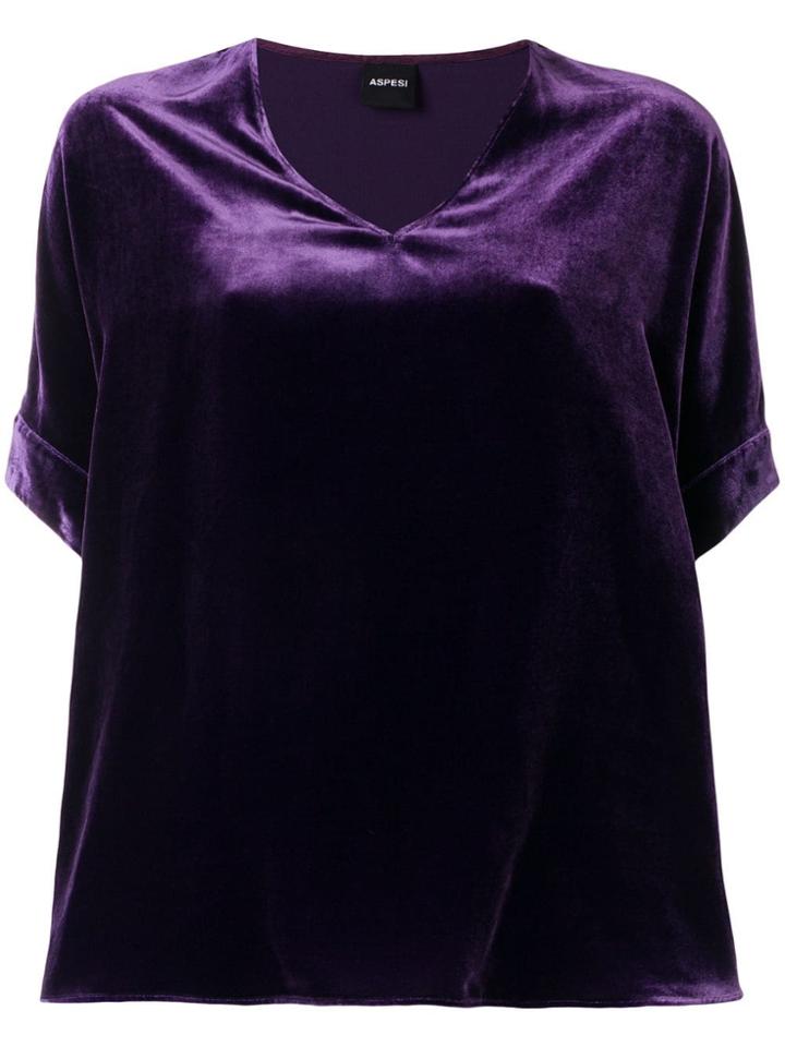 Aspesi Oversized T-shirt - Pink & Purple