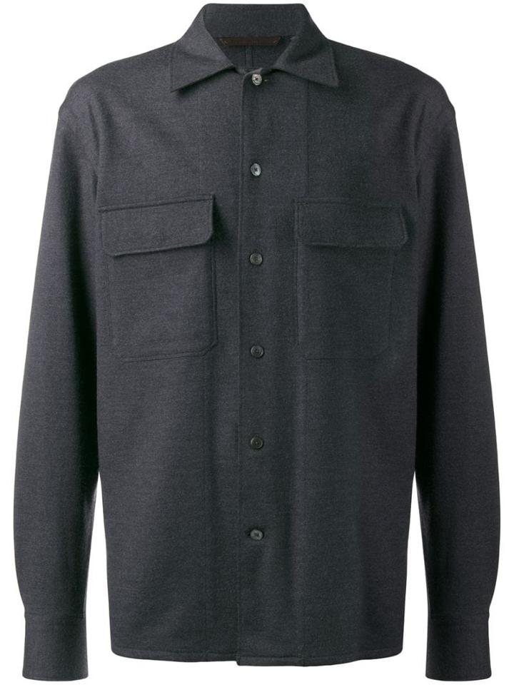 Ermenegildo Zegna Chest Pocket Shirt - Grey