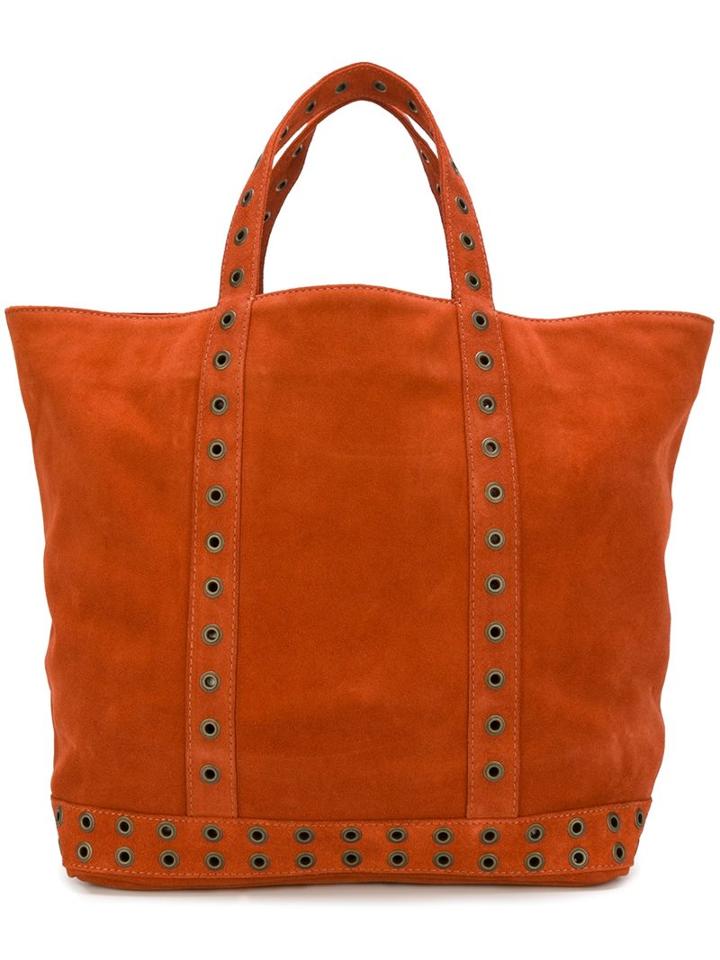 Vanessa Bruno Eyelet Trim Tote Bag