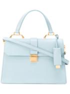 Miu Miu Tote Bag, Women's, Blue, Goat Skin