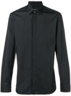 Ermenegildo Zegna Plain Button Shirt - Black