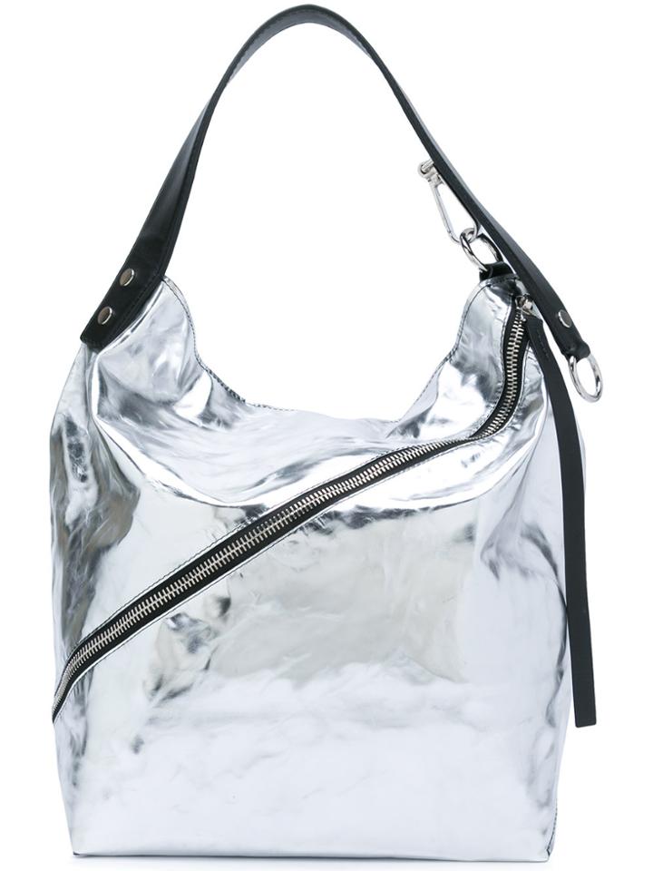 Proenza Schouler Medium Hobo Zip Tote - Grey