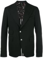 Dolce & Gabbana - Single Breasted Jacket - Men - Spandex/elastane/viscose/virgin Wool - 46, Black, Spandex/elastane/viscose/virgin Wool