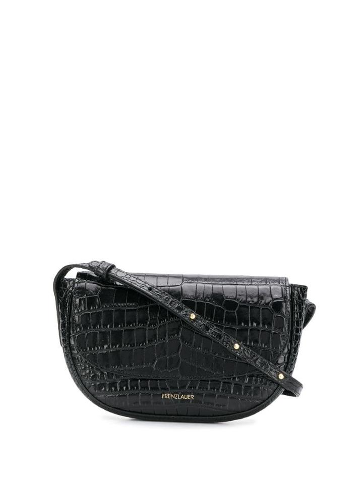 Frenzlauer Swing Crocodile Effect Mini Bag - Black